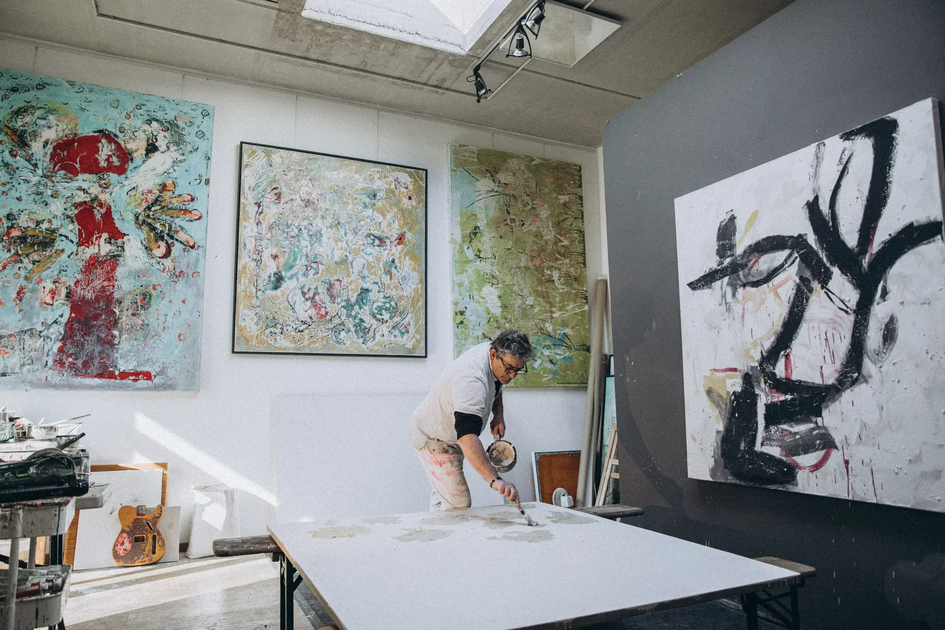 Designer bei der Arbeit an einem Kundenprojekt